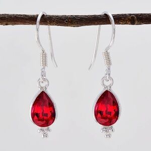 Silver Drop Earrings
